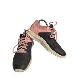 Reebok Big Girls Size 4  Pink  Gray Athletic Sneakers Shoes